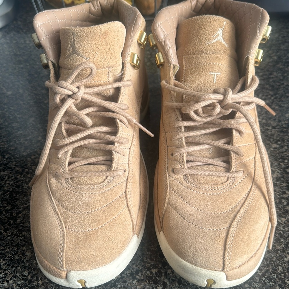 Jordan 12 Retro Vachetta Jumpman 23 retro punk women’s athletic shoes